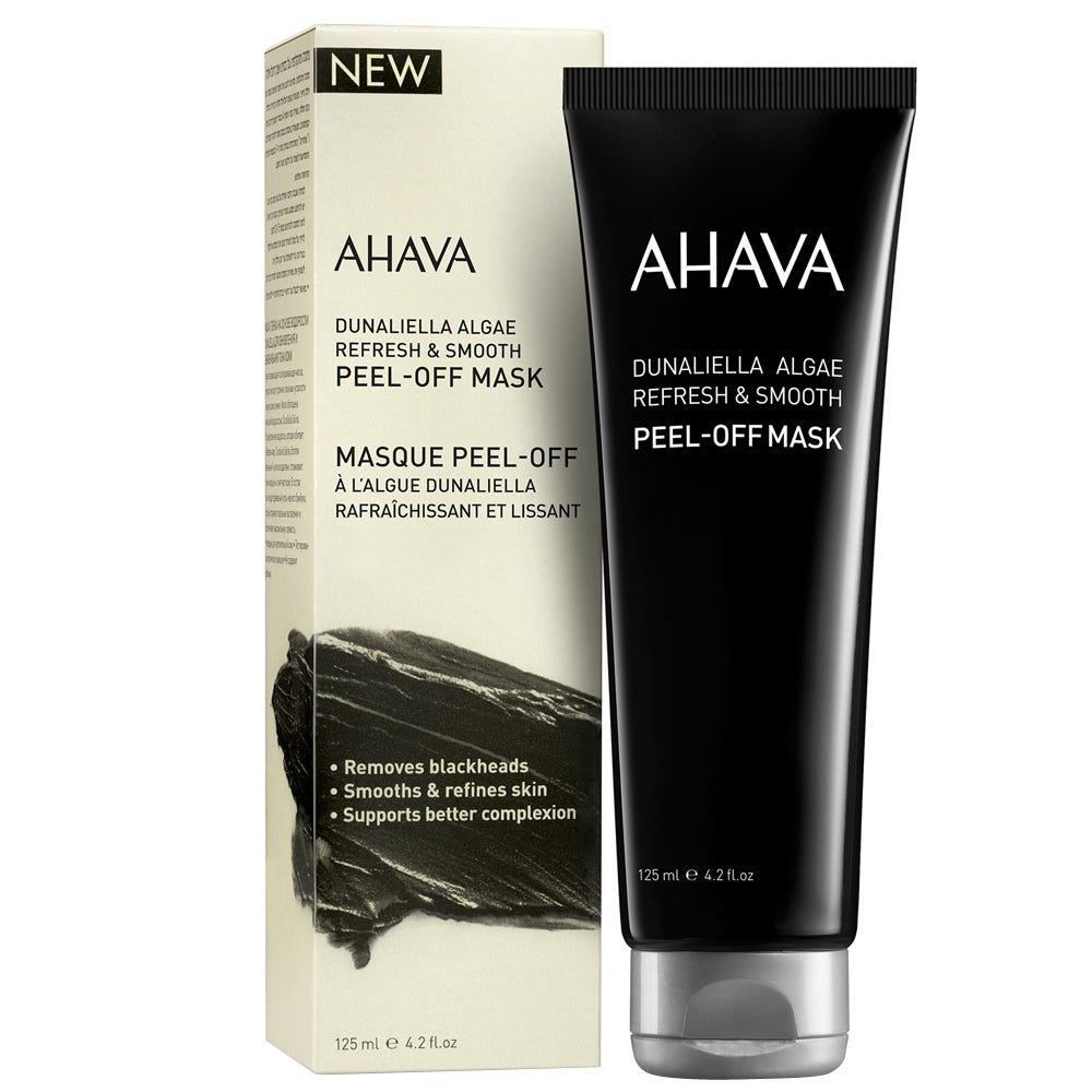 Ahava Dunaliella Algae Refresh & Smooth Peel-Off Mask (125ml) – Dead Sea Detox & Anti-Aging Treatment